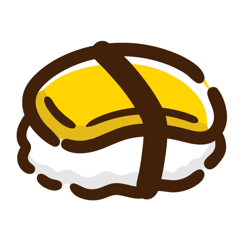 シンプルなたまごの寿司