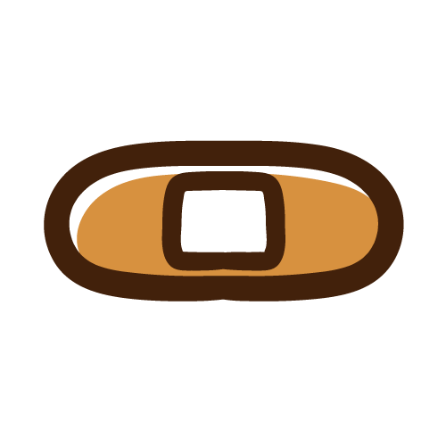 シンプルな絆創膏