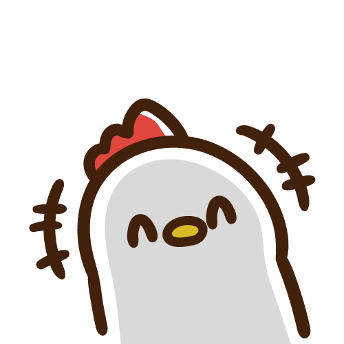 意味ありげに笑うにわとりママ