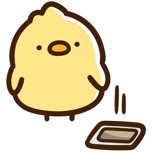 思わずスマホを落としてしまうひよこ