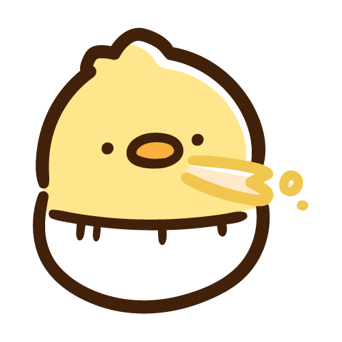 ミルクを吐き戻す赤ちゃんひよこ