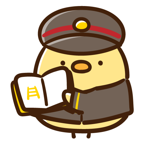 Station attendant chick explaining while holding a book