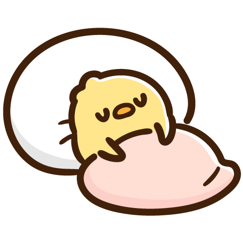 ふわふわクッションとお布団で眠るひよこ