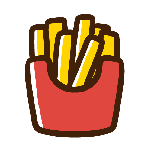 シンプルなフライドポテト