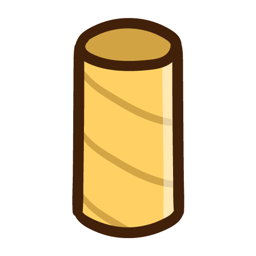 Simple toilet paper roll tube