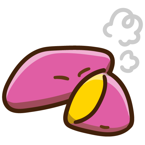 シンプルな焼きいも