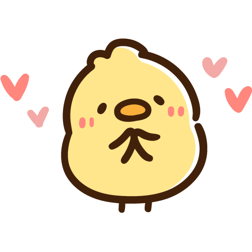 かわいいー！とほっこりしているひよこ
