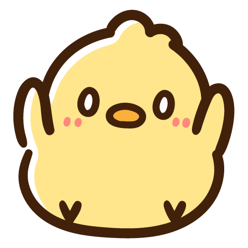 興奮気味に喜ぶひよこ