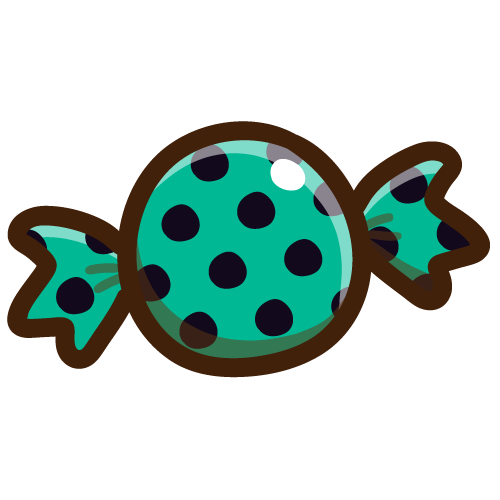 Halloween polka-dot candy 04