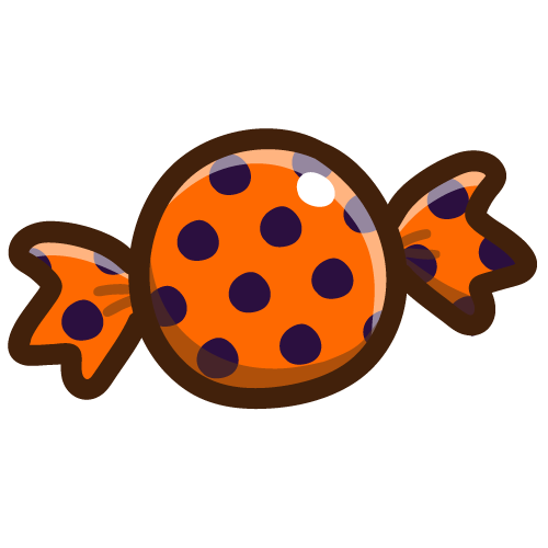 Halloween polka-dot candy 03