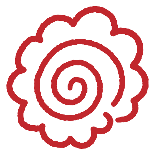 Simple flower mark