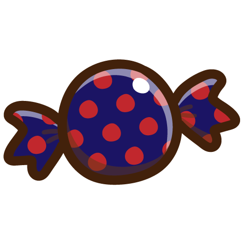 Halloween polka-dot candy 02