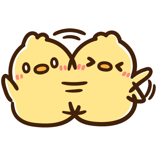 大興奮で動きがうるさいひよこ