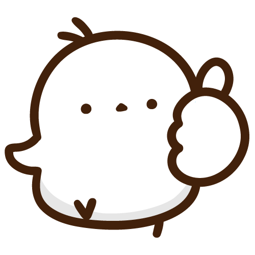 いいねのポーズをするもちえなが