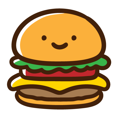 ハンバーガーのキャラクター