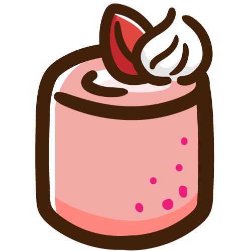 シンプルないちごのロールケーキ
