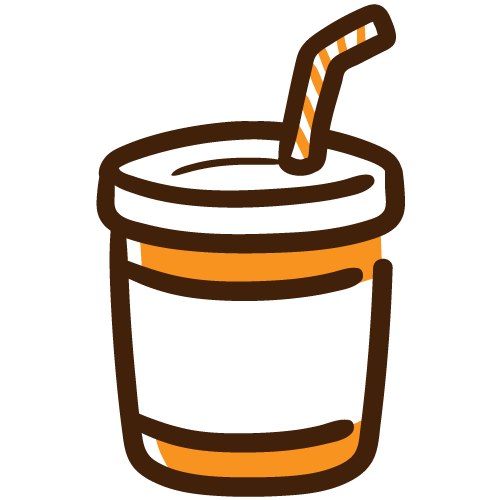 シンプルなドリンク