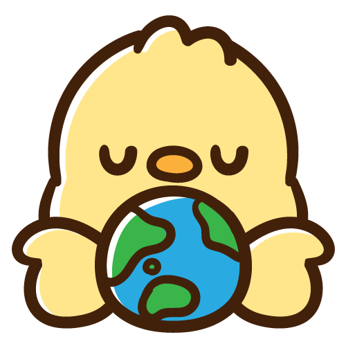 Earth-friendly chick