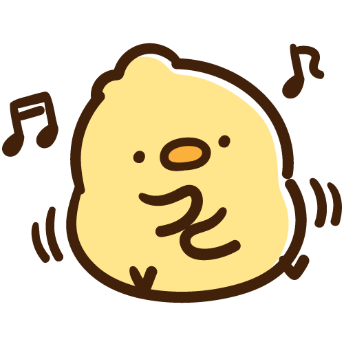 Chick playing hand games to music