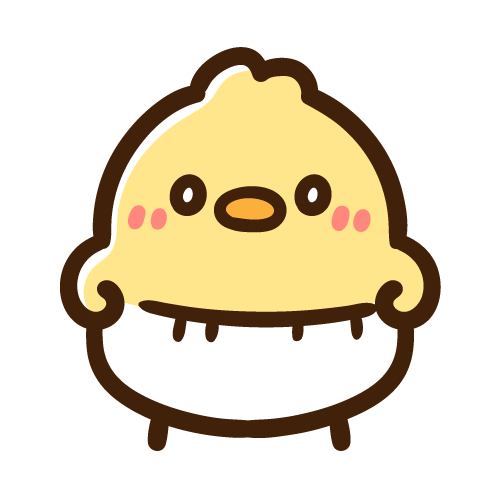 おむつをはいて得意げな赤ちゃんひよこ